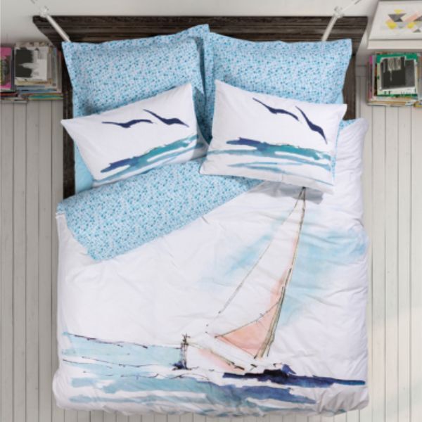 Double Bed Set Sail Blue